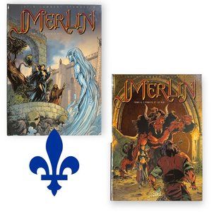 Merlin Bundle: T1 - La Colère d'Ahès, T6 - L'Ermite et le Nid - Hardcover